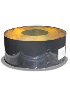 Curtain strip soft PVC light transparent 200x3 50m per roll